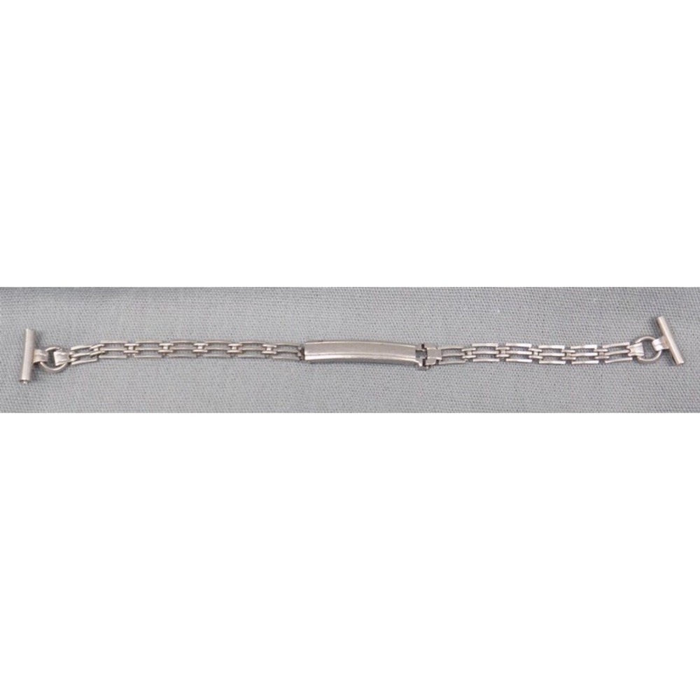 Pontiac Stainless Steel Ladies Watch Band 5.5 x 7/16 Inch Deployment Clasp